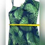 Sugarhill Brighton Lumi Batik Sundress Navy Palm Fronds Viscose Sz 8 Resortwear Green Photo 13