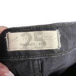 Free People We The Free Dakota Straight Leg Jeans Black Denim Size 25 Photo 6