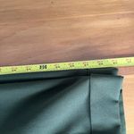 Larry Levine  Women's Green Stretch Cuffed Bootcut Trouser Pants Size 6 Photo 7