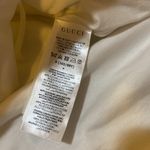 Gucci  Cotton dress with chenille Web 'White' size S Photo 5