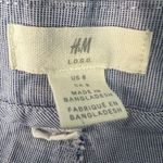 H&M Pin Striped Feminine Polished Sophisticated Academia Beach Womens Shorts 8 Photo 2