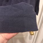 Talbots Womens Sweater Large Navy Blue Knit Pullover Top Long Sleeve Photo 3