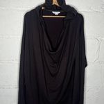 Athleta  Women's Hooded Purana Long Sleeve Wrap Sweatshirt Decadent Chocolate XL Photo 1