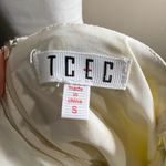 TCEC  Pastel Floral Puff Sleeve mini dress jacquard size small Photo 10