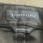 Aeropostale  Black Ripped Jean Shorts Photo 2