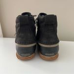 Sorel  Out N About Leather Duck Boots in Black Size 8 Photo 3