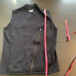 Tasc Performance Women Black Asymmetrical Zip Vest Size M Organic Cotton Bamboo Size M Photo 7