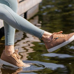 Vessi The Weekend Sneakers in Oak Brown Women’s US 8 Tan Photo 0