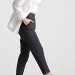 Quince Performance Tech Black Ankle Pants Women’s Size Medium Photo 0