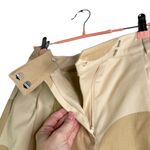 Lé AL.X Polka Dot Matching Set NWT Shorts Button Up High Waist Small 4 Tan Photo 10