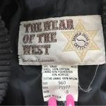 The Wear of the West Western Aztec Coat Purple Blue Embroidered Colorado 90s Photo 5