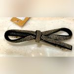 Brown Rhinestones Hair Clip Full Crystals Hair Bow Snap Clip Photo 4