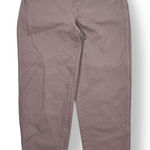 Madewell High-Waisted Cropped Chino Pants in Dusty Mauve Casual Women's 27 Photo 0