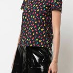 Alice + Olivia NWT Rylyn Staceface Printed Crewneck Top Size S Photo 2