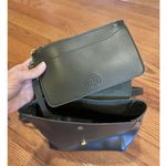 Faux Leather Olive Green Retro Old Money Mini Crossbody Purse Backpack Photo 4