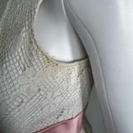 Saks 5th Avenue Vintage Saks Fifth Ave 60’s White Lace Pink Bows Dress Photo 6