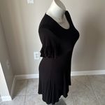 Alya Francesca’s  Black short‎ sleeve ruffle Dress size M Photo 2