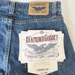 Diamond Gusset Womens Boyfriend Jeans Bon Aqua American‎ Girl 28x31 Made In USA Blue Size 28 Photo 10