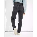 American Eagle Washed Black Baggy Mom Jeans Size 4 Short Inseam Photo 7