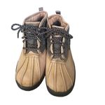 Barbour Women Size 8 Tan Nubuck Leather Duck Waterproof Lace Up Boots Photo 1