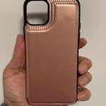iPhone 12Pro Max Fashion Flip Cards Holder Wallet Case Rose Gold Photo 5