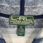 Ralph Lauren Lauren  Sweater Women M Hoodie‎ Striped Lightweight Knit Top Vintage Photo 5