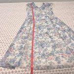 Jessica McClintock Vintage Floral Garden Lace Trim Maxi Prom Bridesmaid Dress Photo 13