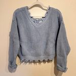 Moon & Madison Knit Blue Sweater Photo 0
