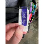 swimsuit swim dress Vintage 1980s one piece floral pink green purple Size 12 Photo 8