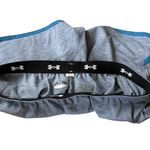 Under Armour gray and blue stretchy activewear shorts women's size medium Photo 4