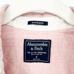 Abercrombie & Fitch Womens Oversized Casual Boyfriend Long Sleeve Shirt S Pink Photo 2