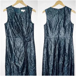 Mikael Aghal Short Formal Sleeveless Dress Size 12 Blue Photo 2