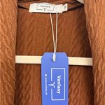 Brown Open Front Knit Cardigan Sweater Boho Casual Cozy Layering M NWT Size M Photo 4