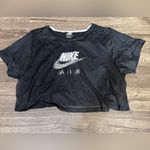 Nike  Women's Black Graphic Crop Top Photo 5