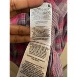 Columbia  Womens Plaid Hooded Shirt Button Down Long‎ Sleeve Pink Gray Medium Photo 7