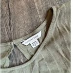 American Eagle  Olive Open Back Babydoll Top Photo 3