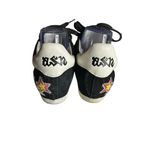 Ash Gull Black Floral Embroidered Sneakers Size 7.5 US 38 EU Women’s GUC #S84 Photo 2
