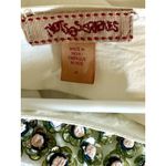 Anthropologie Beaded Popping Blouse Sz Medium not so serious 3D flower top Photo 6