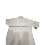 After Six After 6 Womans White Waitress tuxedo blouse Sz 12 NWT Photo 4