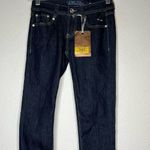 C'Est Toi‎ Superdark Skinny Jeans nwt Blue Size 0 Photo 2