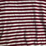 Love, Fire Red & White Long Sleeve Dress Photo 2