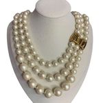 Kate Spade  New York Moon River Simulated Pear Pave Bow Rose Gold Tone Necklace Photo 0