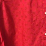 Gap  Fitted Boyfriend Red Button Sheer Shirt(Size Large) Photo 7