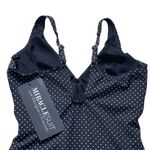 Miracle suit Oceanus Polka-Dot One-Piece Swimsuit Womens Size 12DD Tummy Control Photo 5