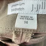 J.Jill  premium Bistretch Smooth Fit Trousers Size 14 khaki tan Photo 2