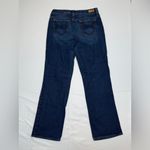 Eddie Bauer  women’s shaped fit straight leg Dark Blue Denim‎ Jeans size 10R Photo 7