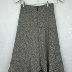 Vintage Mermaid Maxi Black/White Pattern Skirt Sz 4 Gray Photo 5