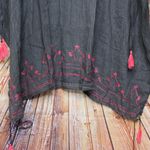 Exist BE Beach by | stone wash gray/ hot pink swim coverup Photo 2