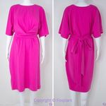 Eloquii NEW  Pink Cross Front Flutter Sleeve‎ Dress, size 18 Photo 3
