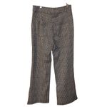 Uniq Houndstooth Black and Gray Size Medium M Wide Leg Pants Career Work NWT Photo 1